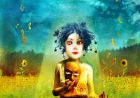 Poster for “Le Chainon Manquant” theatre festival