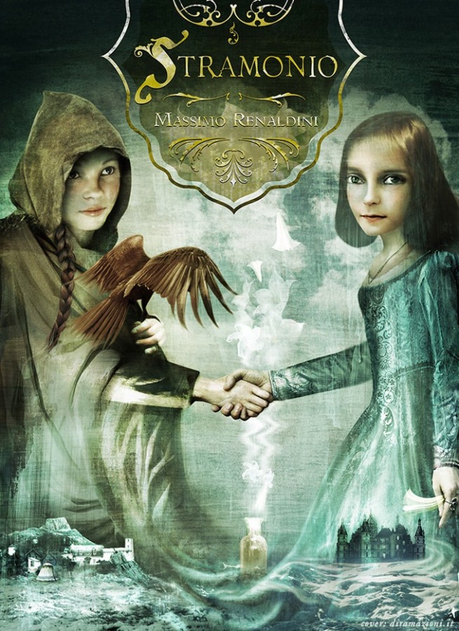 Cover illustration for "Stramonio", 2015, fantasy book written by Massimo Renaldini. Illustration © Vocisconnesse (J.A.) design © Tryfar (L.M.)